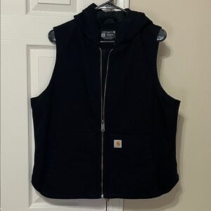 Carhartt Midnight Black Hooded Vest